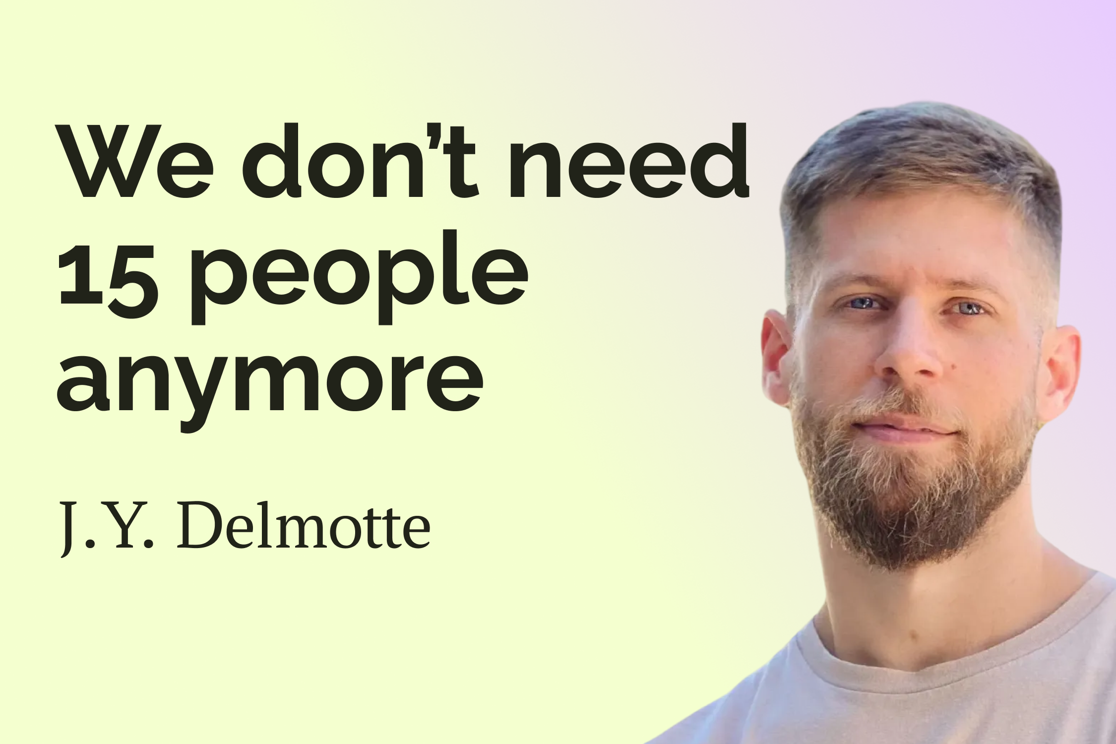 J.Y Delmotte from BuddiesHR